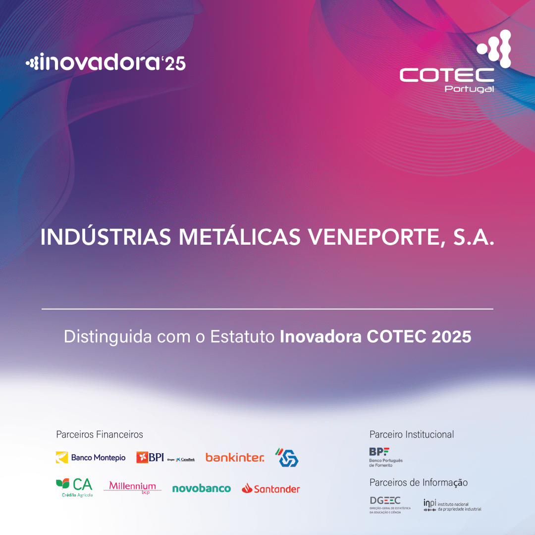 VENEPORTE DISTINGUIDA COM O ESTATUTO INOVADORA COTEC 2025